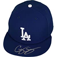 Corey Seager Los Angeles Dodgers Autographed Blue Cap - Autographed Hats