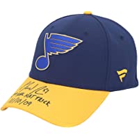 David Perron St. Louis Blues Autographed Blue Cap with"1st NHL Hat Trick 11/10/09" Inscription - Limited Edition of 9…