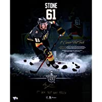 Mark Stone Vegas Golden Knights Autographed 16" x 20" First Hat Trick Highlight Photograph with"1st VGK SCP Hat Trick…