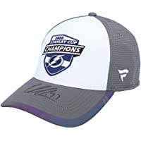Victor Hedman Tampa Bay Lightning 2020 Stanley Cup Champions Autographed Locker Room Cap - Autographed NHL Hats