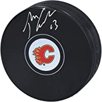 Johnny Gaudreau Calgary Flames Autographed Hockey Puck - Autographed NHL Pucks