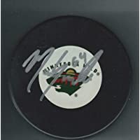 Marco Scandella Signed Minnesota Wild Puck - Autographed NHL Pucks