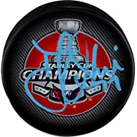 T.J. Oshie Washington Capitals 2018 Stanley Cup Champions Autographed Stanley Cup Champions Logo Hockey Puck…
