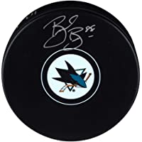 Brent Burns San Jose Sharks Autographed Hockey Puck - Autographed NHL Pucks