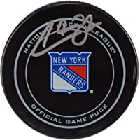Filip Chytil New York Rangers Autographed Official Game Puck - Autographed NHL Pucks