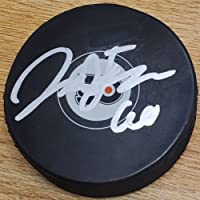 Autographed Joel Farabee Philadelphia Flyers Hockey Puck