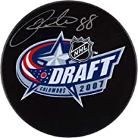 Patrick Kane Chicago Blackhawks Autographed 2007 NHL Draft Logo Hockey Puck - Autographed NHL Pucks