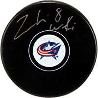 Zach Werenski Columbus Blue Jackets Autographed Hockey Puck - Autographed NHL Pucks