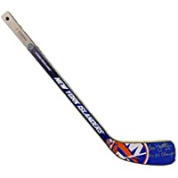 Bobby Nystrom Autographed New York Islanders Mini Hockey Stick (JSA) 4x Stanley - Autographed NHL Sticks
