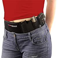 ComfortTac Ultimate Belly Band Gun Holster for Concealed Carry | Compatible with Smith and Wesson, Shield, Glock 19, 17…