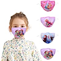 Woplagyreat Kids Face Masks Breathable Reusable Adjustable Ear Loops Cute Print Cloth for Outdoor