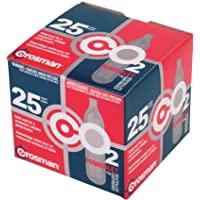 Crosman 12-Gram CO2 Powerlet Cartridges for Use with Air Rifles and Air Pistols