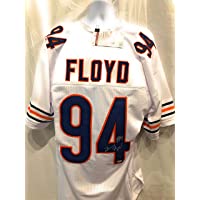 Leonard Floyd Chicago Bears Signed Autograph White Custom Jersey JSA Witnessed Certified