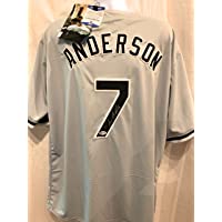 Tim Anderson Chicago White Sox Signed Autograph Custom Grey Jersey Beckett Certified
