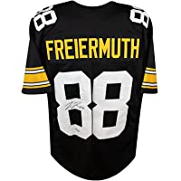 Pat Freiermuth Autographed Pittsburgh Steelers Custom Black Football Jersey - BAS COA