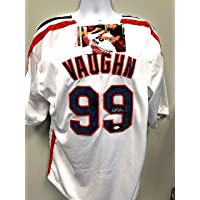Charlie Sheen Ricky Vaughn Cleveland Indians Signed Autograph Major League The Movie Jersey JSA Witnessed Certified