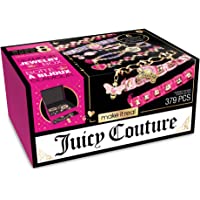 Make It Real - Juicy Couture Glamour Box Jewelry Set - Jewelry Box & Charm Bracelet Making Kit for Girls & Teens…