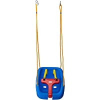 Little Tikes 2-in-1 Snug 'n Secure Blue Swing With Adjustable Strap, Indoor and Outdoor Playing Time, Perfect For Baby…
