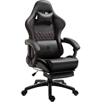 Dowinx Gaming Chair Office Chair PC Chair with Massage Lumbar Support, Racing Style PU Leather High Back Adjustable…