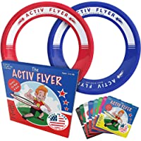 Activ Life Kid's Flying Rings [2 Pack] Fly Straight & Don’t Hurt - 80% Lighter Than Standard Flying Discs - Replace…