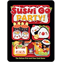 Sushi Go Party! - The Deluxe Pick & Pass Card Game by Gamewright, Multicolored