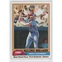 1981 Topps Baseball Card #206 Mike Schmidt