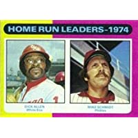 1975 Topps Mini (Baseball) Card# 307 Allen/Schmidt of the Philadelphia Phillies ExMt Condition