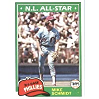 1981 Topps Baseball Card #540 Mike Schmidt Mint