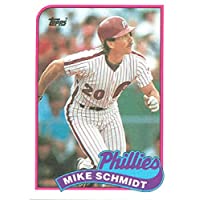 1989 Topps #100 Mike Schmidt NM-MT Phillies Baseball