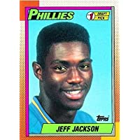 1990 Topps #74 Jeff Jackson - Philadelphia Phillies (RC - Rookie Card) (Baseball Cards)