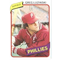 1980 Topps Baseball Card #120 Greg Luzinski