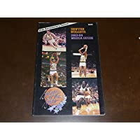 1983 1984 DENVER NUGGETS NBA BASKETBALL MEDIA GUIDE DAN ISSEL COVER EX PLUS