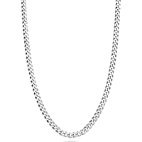 Miabella Solid 925 Sterling Silver Italian 3.5mm Diamond Cut Cuban Link Curb Chain Necklace for Women Men 16, 18, 20, 22…