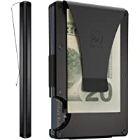 The Ridge Minimalist Slim Wallet For Men - RFID Blocking Front Pocket Credit Card Holder - Aluminum Metal Small Mens…