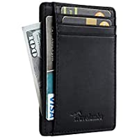 Zitahli Wallet for Men, Larger Capacity with 12 Slots RFID Blocking Slim Minimalist Bifold Front Pocket Wallet for Men…