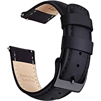 Barton Quick Release - Top Grain Leather Watch Band Strap - Choice of Width - 16mm, 18mm, 19mm, 20mm, 21mm 22mm, 23mm or…