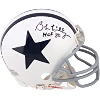 Bob Lilly Dallas Cowboys Autographed Throwback 1960-1963 Mini Helmet with"HOF 80" Inscription - Autographed NFL Mini…
