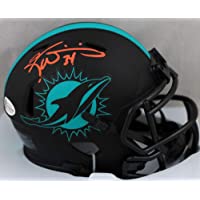 Ricky Williams Autographed Miami Dolphins Eclipse Mini Helmet - Beckett W Auth Orange
