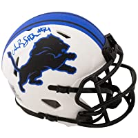 Amon-Ra St. Brown Autographed Detroit Lions Lunar Eclipse Mini Football Helmet - BAS COA