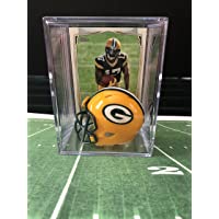 Green Bay Packers NFL Helmet Shadowbox w/Davante Adams card