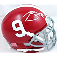 Bryce Young Autographed Alabama Crimson Tide Schutt Mini Helmet-Beckett W Hologram White