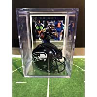 Seattle Seahawks NFL Helmet Shadowbox w/Tyler Lockett card