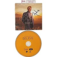 Andrea Bocelli signed 2020 Believe Album Cover Booklet w/CD & Case- #PP75145 - JSA Certified - Music Albums