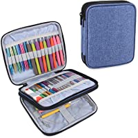 Teamoy Organizer Case for Interchangeable Circular Knitting Needles, Crochet Hooks and Knitting Accessories, Keep All in…