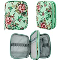 ProCase Knitting Needles Case (up to 11 Inches), Travel Organizer Storage Zipper Bag for Circular and Straight Knitting…