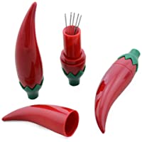NX Garden Needle Case 3PCS Chili Shaped Needles Storage Container Needle Holder Sewing Tool Knitting Accessorie for…