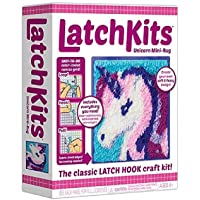 PlayMonster LatchKits – Unicorn Latch Hook Kit – Easy-to-Learn Craft Project – No Sewing Or Cutting – For Ages 6+