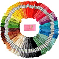 Premium Rainbow Color Embroidery Floss - Cross Stitch Threads - Friendship Bracelets Floss - Crafts Floss - 105 Skeins…