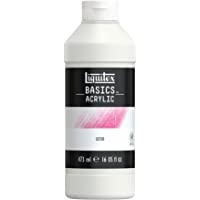 Liquitex BAICS Gesso Surface Prep Medium, 16-oz, White