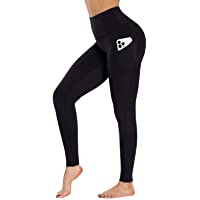 GAYHAY High Waisted Leggings with Pockets for Women - Soft Tummy Control 4 Way Stretch Yoga Pants for Workout Running